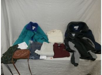 Clothing Lot L.L. Bean Jeans Size 34Wx36 Inches, Jacket, Columbia Sports Wear, Women's XL Jackets And More