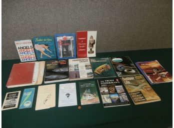 Vintage Ephemera Related To Fly Fishing Books, Magazines And Brochures Plus Other Books