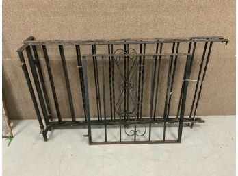Iron Railings With An Iron Gate
