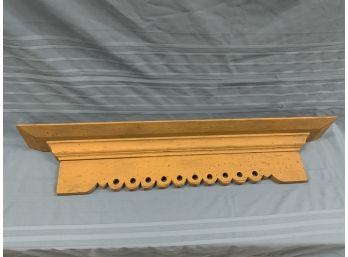 Mustard Colored Country Style Shelf