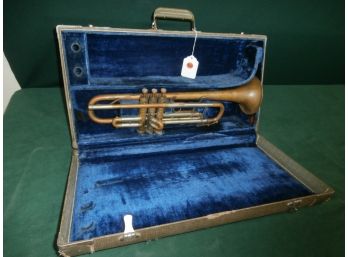 Besson Brass Trumpet Stratford Made In England With Fitted Case