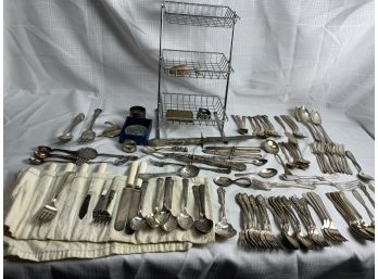 Assorted Lot Including Antique Silver-plate