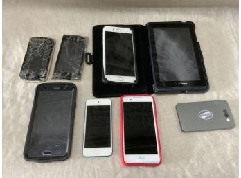 IPhone, Samsung Galaxy Note 5, 2 Androids-broken, Powerpack And An Ipod