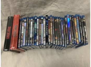 Lot Of 30 Blu-ray DVDs And 2 Box Sets