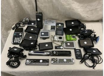 Large Electronics Lot Including Calculators, GPSs  And More