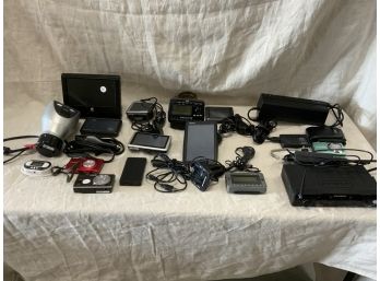 Large Electronics Lot Including GPSs, Sirius Radio, Receivers And More
