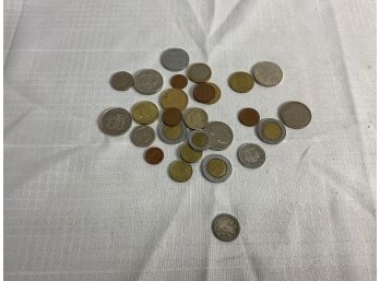 US And Foreign Coin Lot, Assorted