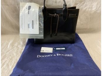 Dooney And Bourke Black Tassel Bag With Dust Bag