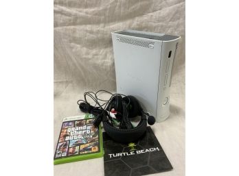 XBOX 360, Grand Theft Auto And Ear Force Head Set