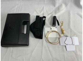 Assorted Lot Of Including Jewelry And A Gun Holster