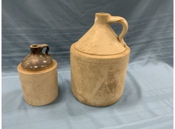 2 Stone Jugs, No Stoppers Included