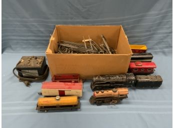 Vintage Train Lot Including Lionel, American Flyer, Marx, And Track