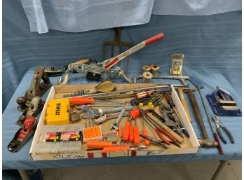 Assorted Tools Including Planes, Screwdrivers, Ect