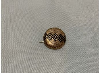 Antique Victorian Enameled Pin 3.8 Grams