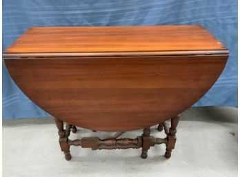 Mahogany Gate Leg Drop Leaf Table