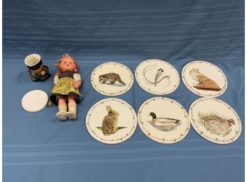 Goebel Lot Including 6 Collector Plates Or Trivets