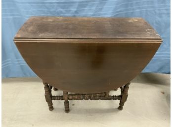 Mahogany Gate Leg Drop Leaf Table