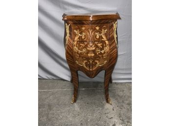 Small Inlaid Three Drawer Bombay Style Chest
