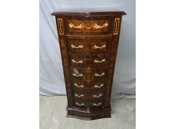 Large Inlaid Lingerie Chest With Great Detail