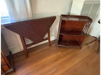 Lot Of Furniture Including Mahtle L.F. Detterborn Woodworking Co. Hartford CT Napkin Table And More