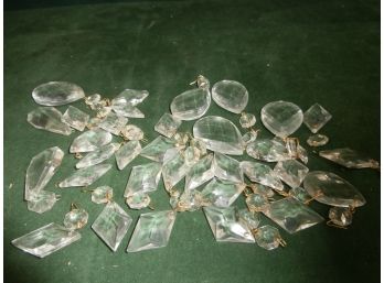 Vintage Glass Or Crystal Drop Prisms For Lighting Projects
