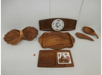 Wooden Items Including Woodland Contemporary Elegance Designed By George Briard, Philippine Monkey Pod, Etc