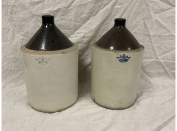 Two 5 Gallon Jugs With Crown Mark