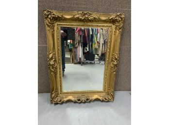 Antiques Ornate Gold Guilded Mirror