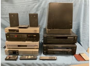 Assorted Large Grouping Of Sony And Other Electronics