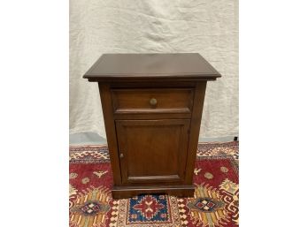 Mahogany 1 Door And Drawer Side Table