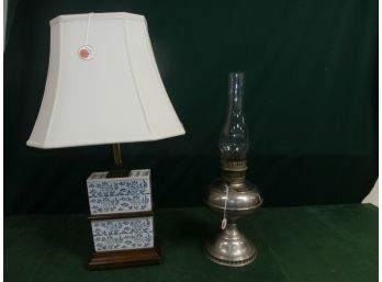 Rayo Oil Lamp And Asian Theme Lamp