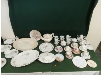 China, Ironstone Including Platters, Tea Pot, Cups And Saucers And Other Related Items