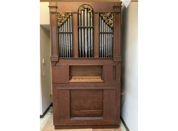 Antique Pipe Organ, 2 Piece