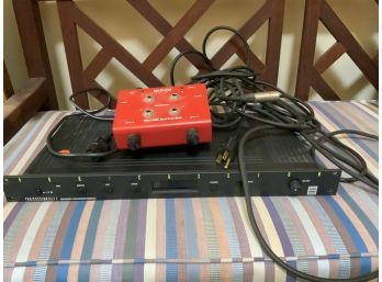 2 Piece Electronic Lot Including A Pro/Cussion E-MU And A Redco Cue Box
