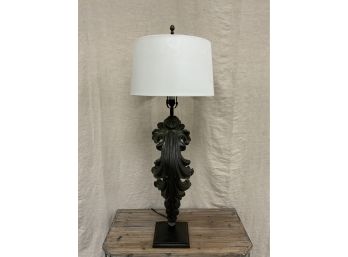 Ornate Iron Accent Lamp