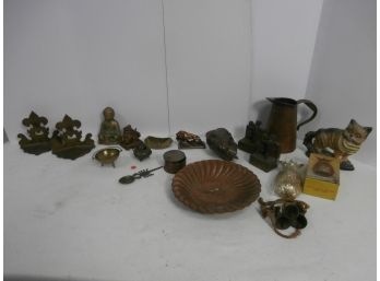 Metal Collectibles Including Be Prepared Boy Scouts Licensed And Approved Bookends And More