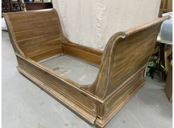 Sleigh Bed Day Bed With Antiqued Finish