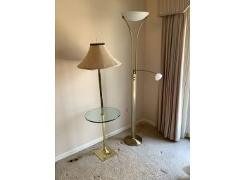 2 Contemporary Floor Lamps