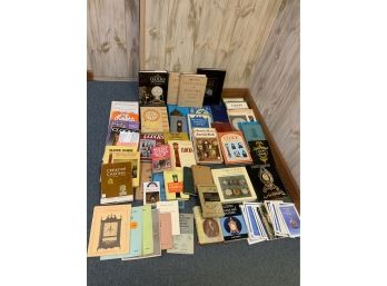 Large Grouping Of Assorted Clock And Watch Books