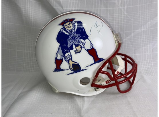 Tom Brady Signed New England Patriots Full Size Helmet