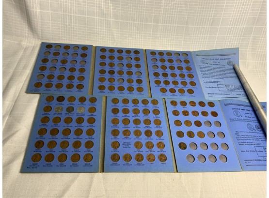 Lincoln Penny Collection From 1909-1969 Wheat