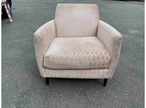 Pink Mid Century Style Club Chair