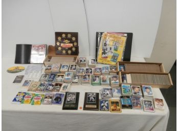 Baseball Card And Baseball Collectible Lot Including Baseball Cards From 1970's To More Recent Years