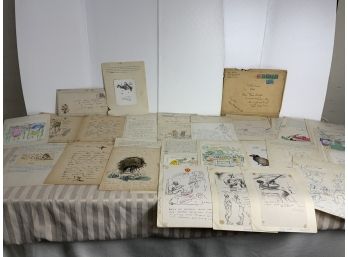 25 Plus Pieces Of Original Illustrations To Rose Dobbs From Kurt Wiese, Elmer Hader, Robert Osborn And More