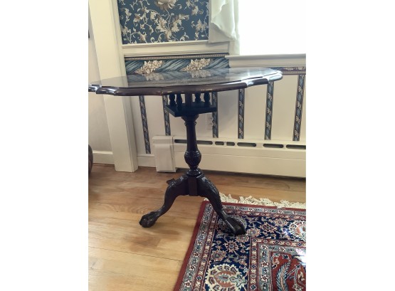 Bird Cage Windsor Tilt Top Table With Ball And Claw Feet