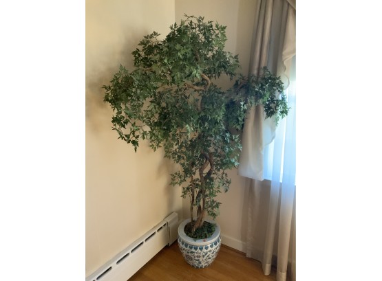 Artificial Ficus Tree With Oriental Planter