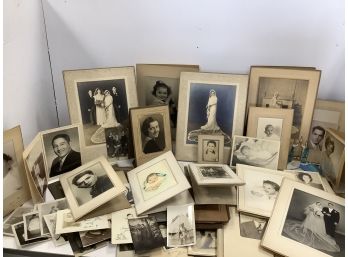 Large Lot Of Vintage Photos And Portraits