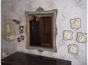 10 Piece Italian Style Wall Pieces Including A Mirror And More