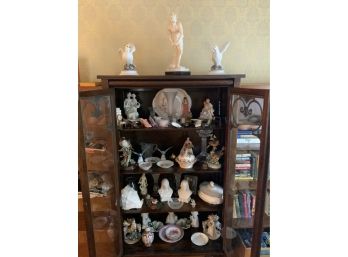 Contents Of China Closet Including China, Glassware, Collectibles Vintage And Antique