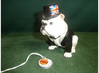 Royal Doulton Bulldog With Base That Reads The British Bulldog DA228 (white)
